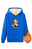 班服百搭青少年卫衣男潮流加绒保暖连帽港风A163-G6382-P55，男装卫衣，星座211-1