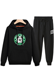 冬纯棉加绒加厚保暖外套运动服休闲套装青少年A163-MJ7752-P95，男装卫衣，星座211-1