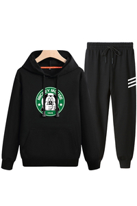 冬纯棉加绒加厚保暖外套运动服休闲套装青少年A163-MJ7752-P95图片