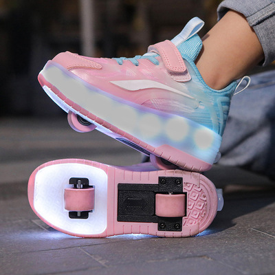 儿童运动鞋暴走鞋双轮滑冰鞋