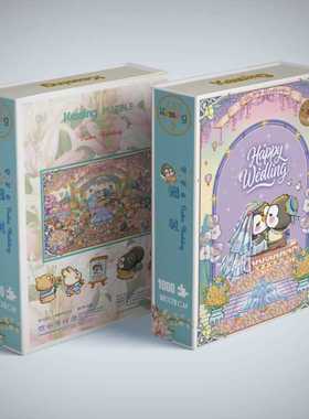 原创结婚拼图噗哒婚礼1000片星光膜背面分四区成人礼物