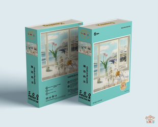 Kessing拼图「冬天的花」「海边的云」「冬夜的雪」