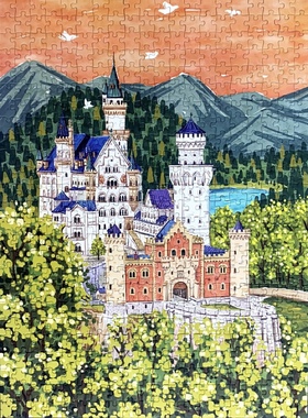 Kessing拼图「天鹅城堡」500片