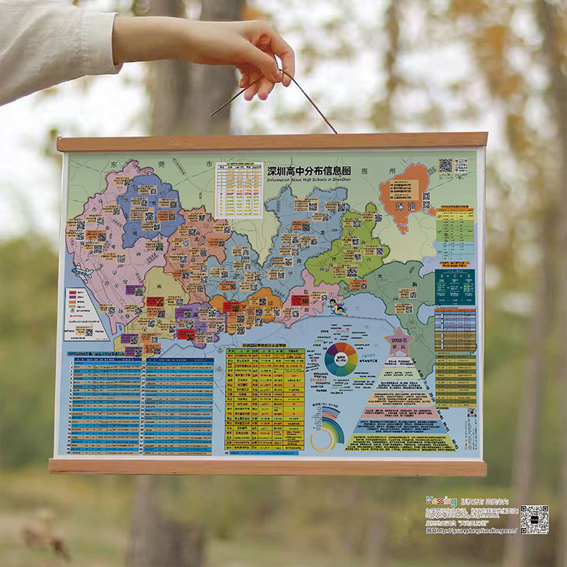 2025年7月更新最新版深圳高中信息图中考参考择校地图报考指南,家居饰品,现代装饰画,淘宝优惠券,粉丝福利购,淘宝优惠卷