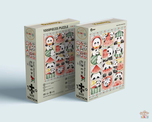 Kessing拼图「熊猫的西瓜梦」1000片