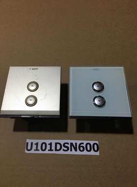 二手 奇胜奥智ULTI U101DSN600 1-Gong 蓝色背光  智能家居开关