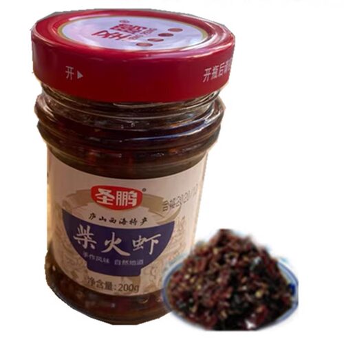 江西特产圣鹏柴火虾酱手工熬制 下饭拌粉拌面提味酱200克 - 封面