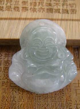 翡翠8开A货玉佛像项吊坠269女款红绳 时尚挂件