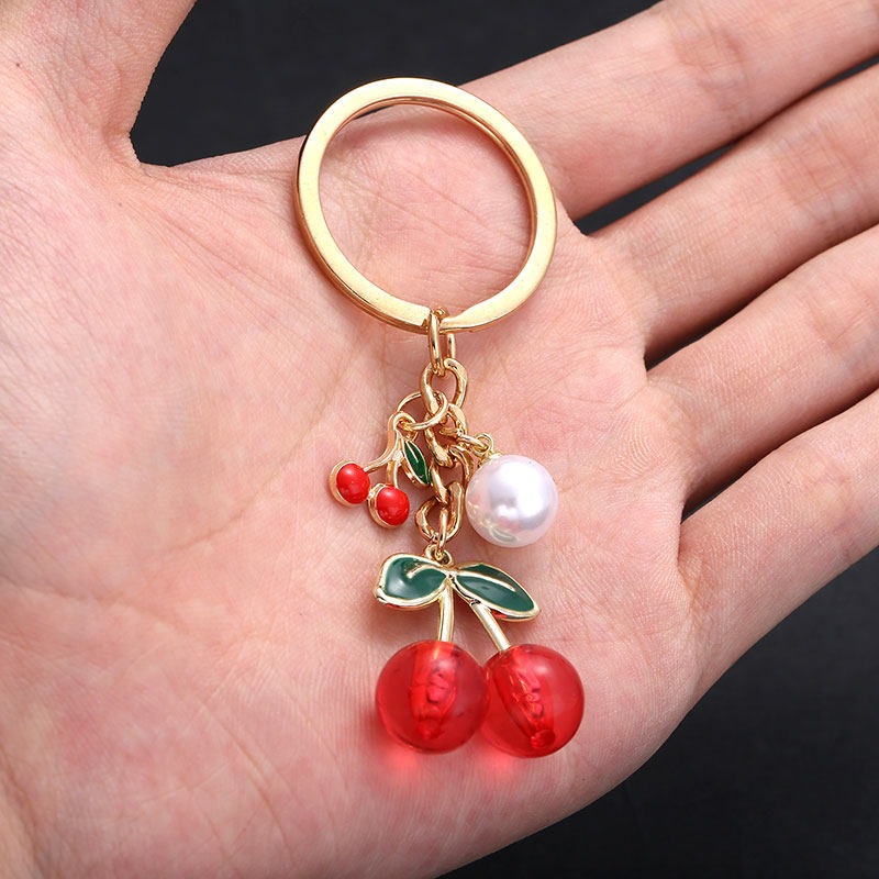 简约小清新水果樱桃车厘子情侣airpods钥匙扣挂件少女包配饰潮酷,节庆用品/礼品,钥匙扣,淘宝优惠券,粉丝福利购,淘宝优惠卷