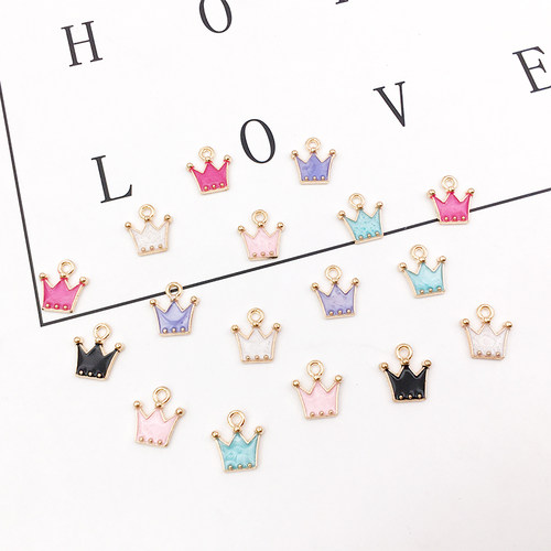 diy滴油合金项链小吊坠