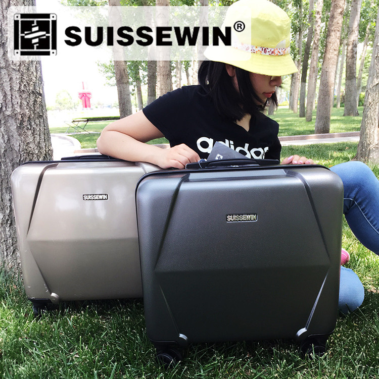 包郵專櫃磨砂瑞士軍刀橫款軟箱PC飛機輪拉杆箱18寸登機箱SN6757E在類目 箱包皮具/熱銷女包/男包, 旅行箱中 - 來自Buy2taobao.com提供專業的淘寶代購服務