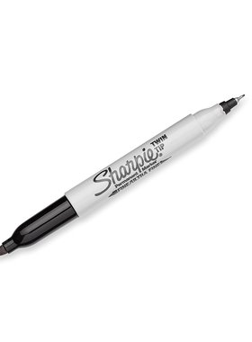 美国三福双头记号笔 Twin Tip marker 32001 黑色双头标记笔