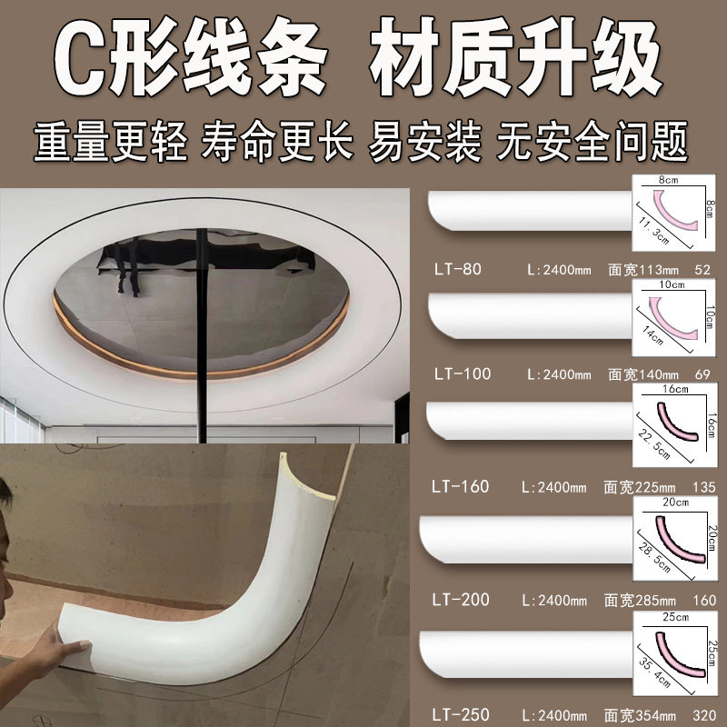 利源建材PU线条欧式专营图片