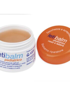 推荐意大利 leti balm儿童鼻唇修复润唇膏 10ml 罐装冬天必需