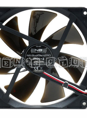 国行德国NB Noiseblocker BlackSilentPRO PK-2 14cm风扇 1200转
