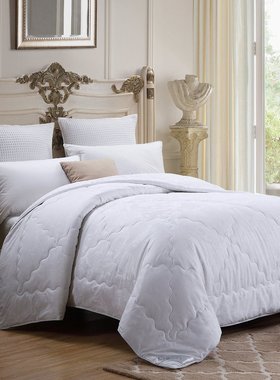 英国Christy 惠柔全棉蚕丝被 96%桑蚕丝 双人春秋被 大床