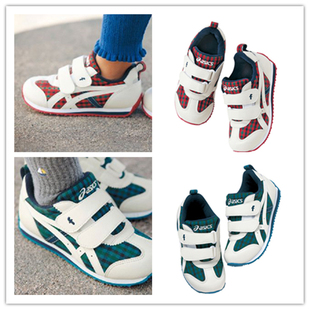 国现familiar日本折扣正品代购新款格子魔术贴运动鞋040812