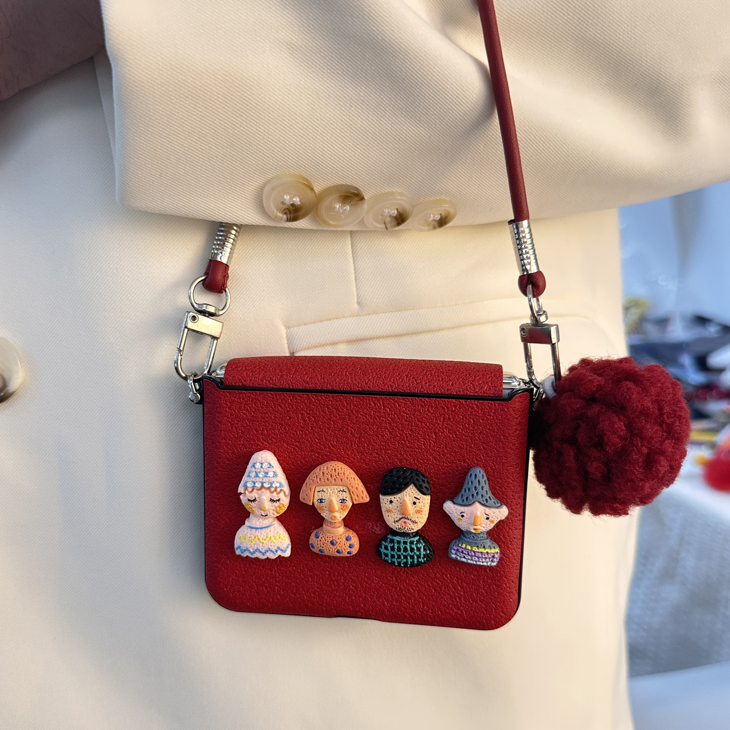 新款红色适用华为PuraX手机壳