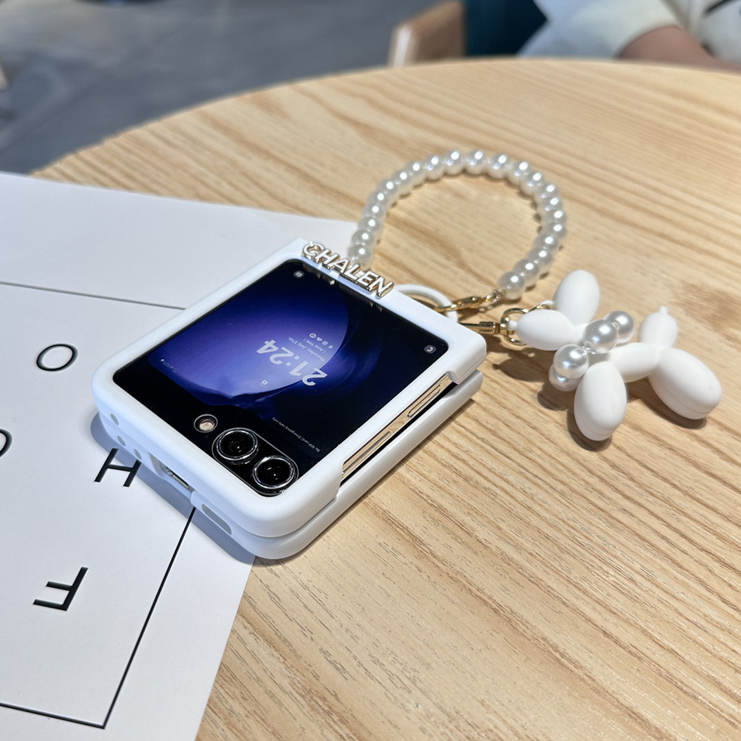 新款适用三星zflip5手机壳折叠屏高级感z flip5大视窗带外屏膜秋冬w24心系天下保护壳f7310挂绳韩国外壳