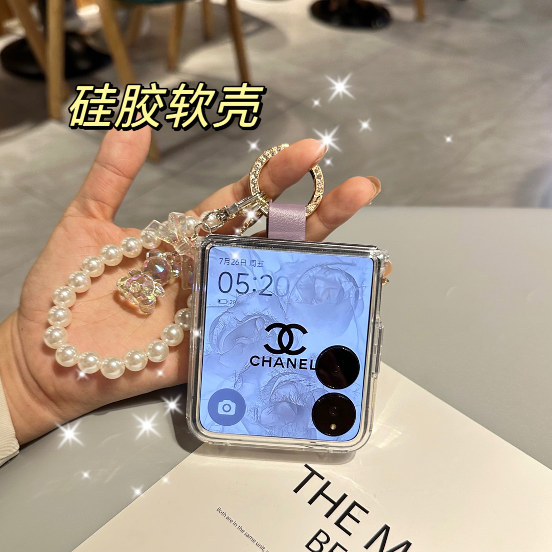 适用小米mixflip指环腕带手机壳