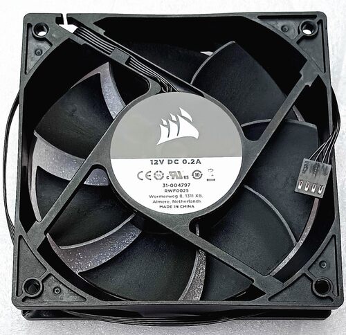 电脑海盗船12CM机箱风扇温控静音