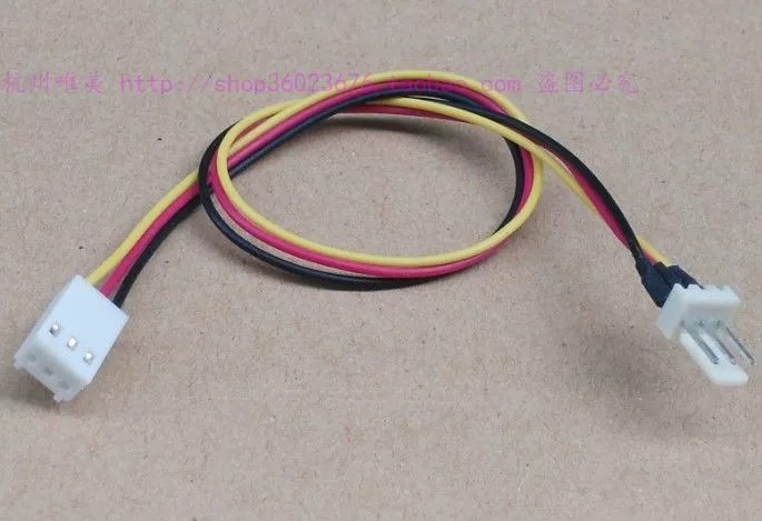 风扇延长线 3Pin 3针加长线  可测速 20cm 3PIN延长线图片