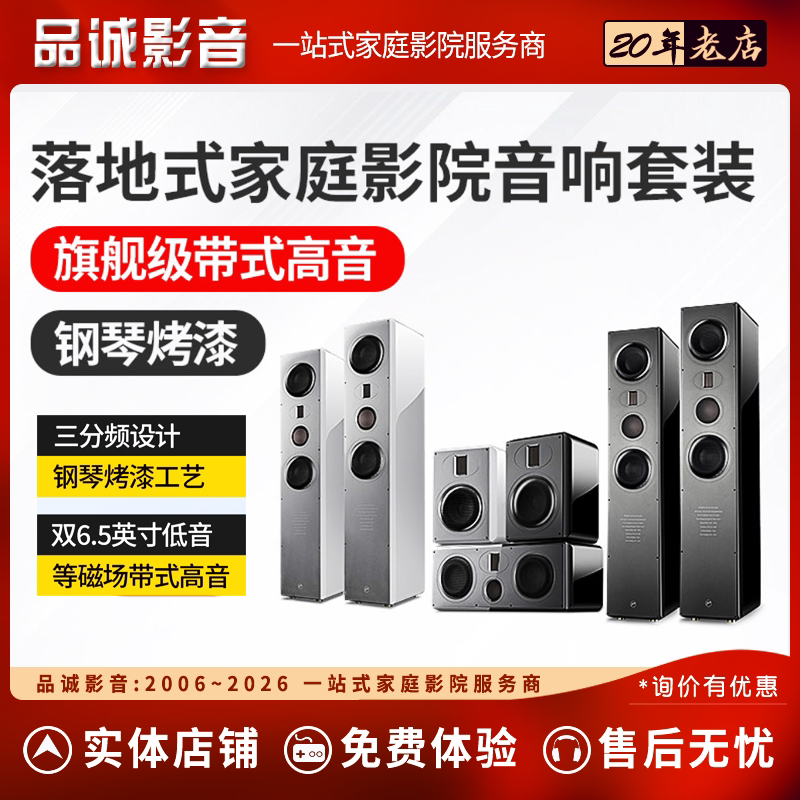 HiVi/惠威RH6HT家庭影院音响套装5.1声道音响木质HiFi级落地音箱