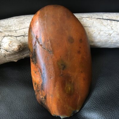 红玉 新疆和田籽玉 760克天然红沁籽料原石玩料籽 红沁皮包玉籽玉