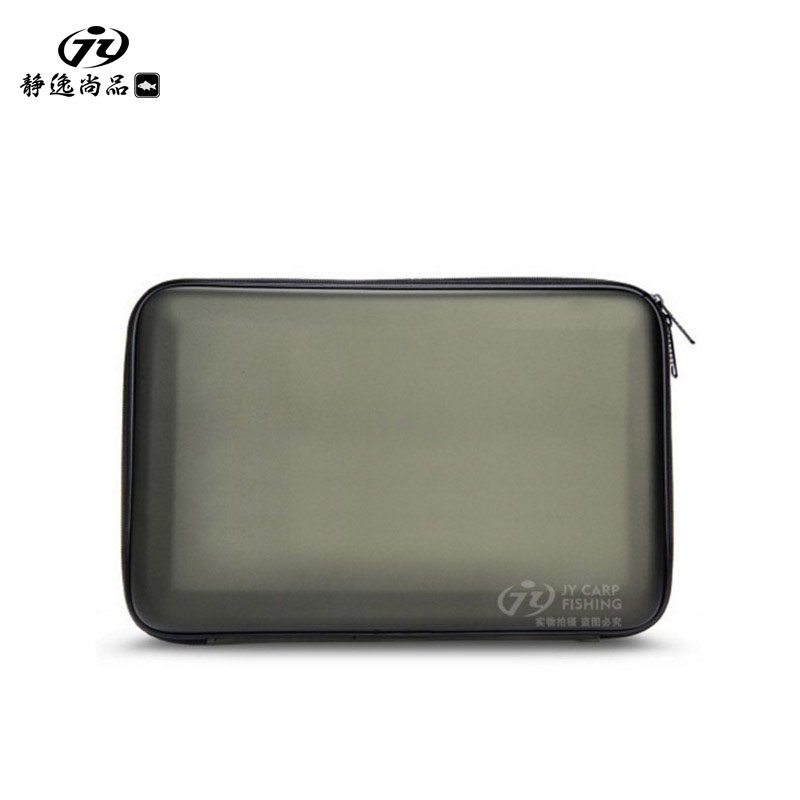 静逸EVA轻拉链包收纳报警器钓鱼垂钓用品专用精品渔具包