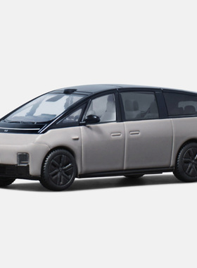 1:64理想MEGA迷你汽车模型合金仿真L9商务车摆件收藏男孩玩具礼物