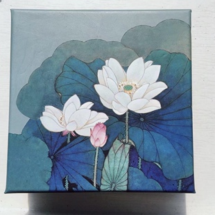 珠宝首饰吊坠三件套装盒子礼品包装水晶玉石吊坠手链耳钉山水莲花