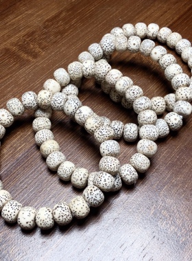 E643 清仓 文玩星月菩提单圈手链老型盘珠约9mm 盘玩木质菩提木串