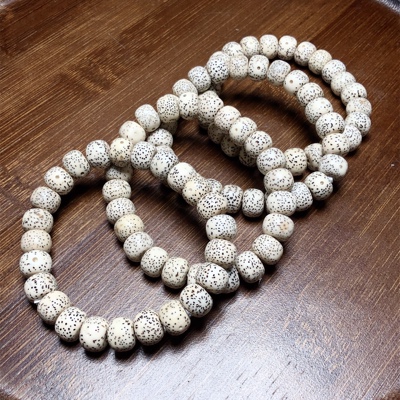 E643 清仓 文玩星月菩提单圈手链老型盘珠约9mm 盘玩木质菩提木串