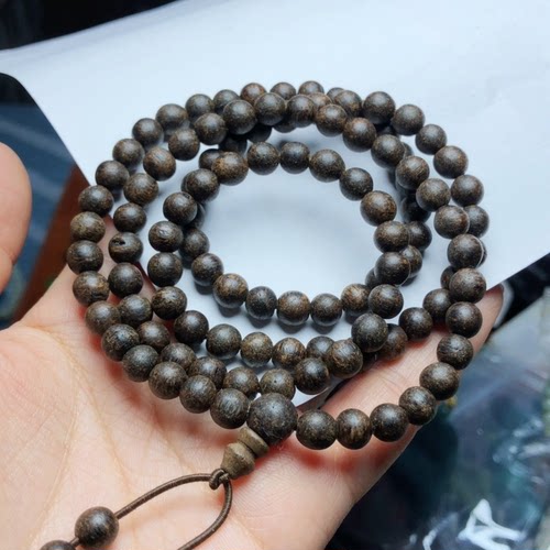 加里曼丹沉香木手链6mm文玩多圈
