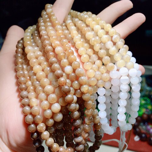糖玉手链桂花糖天然和田玉