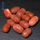 OO0255 天然南红玛瑙回纹桶珠配件散珠diy手链隔珠16 24mm樱桃红