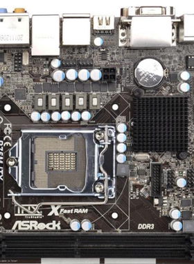 爆新 1155针ASROCK/华擎科技 B75M-ITX主板 B75 VGA 17x17cm DDR3