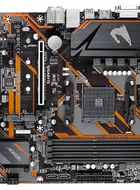 爆新 技嘉B450M AORUS ELITE主板 B450 AM4 DVI HDMI 2xM.2 DDR4