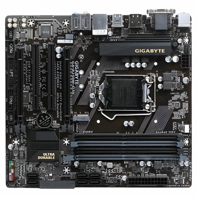 爆新 1151针技嘉B250M-D3H主板 B250 VGA HDMI DP M.2 USB3 DDR4