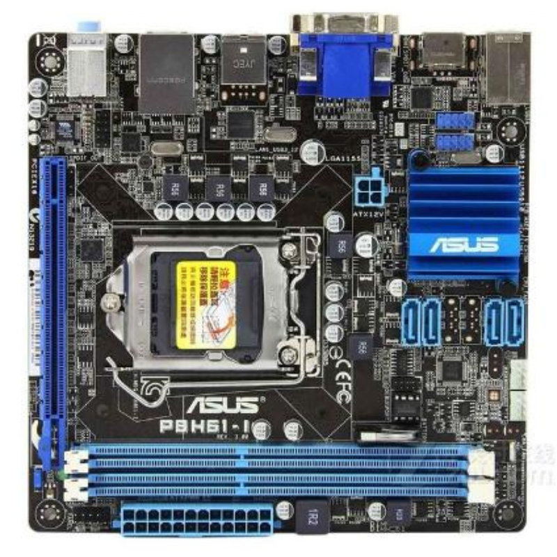 爆新 1155针Asus/华硕 P8H61-I 主板 H61 VGA DVI HDMI 17CMx17CM