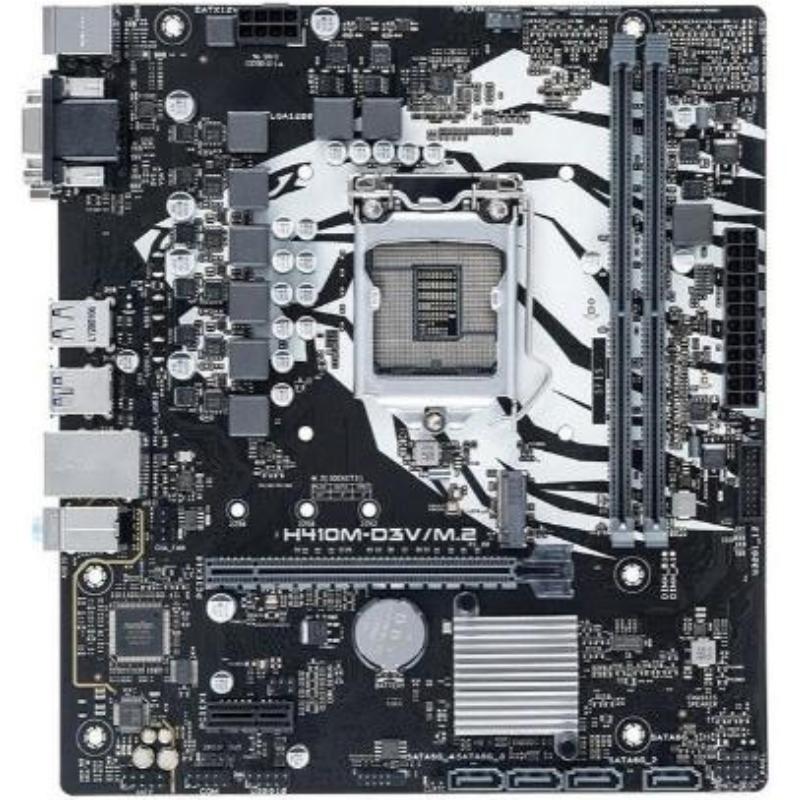 爆新 1200针华硕圣旗H410M-D3V/M.2集成主板 H410 VGA DVI DDR4