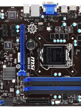 爆新 1150针MSI/微星 B85M-E45主板 B85 VGA DVI HDMI USB3 DDR3