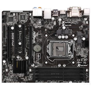 B85M PRO4主板 VGA 爆新 B85 华擎科技 DDR3 KILLER 1150针ASROCK