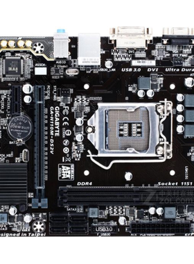 爆新 1151针技嘉GA-H110M-DS2V集成主板 H110 VGA DVI USB3 DDR4