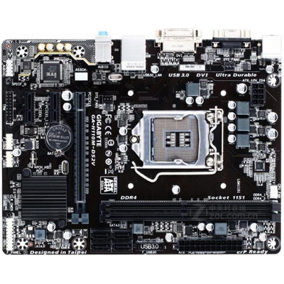 爆新 1151针技嘉GA-H110M-DS2V集成主板 H110 VGA DVI USB3 DDR4