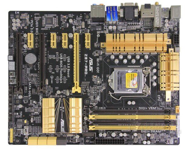 爆新 1150针Asus/华硕 Z87-PRO集成主板 Z87 USB3 DDR3 带WIFI