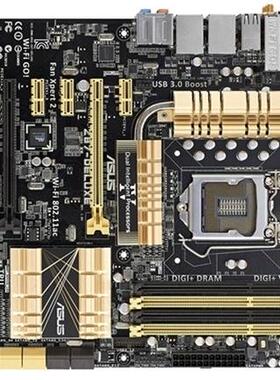 爆新 1150针Asus/华硕 Z87-DELUXE独显主板 Z87 双网卡 带WIFI