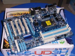 DDR3 I7CPU H55 爆新 UD3H全集成大板 1156针技嘉 上I3