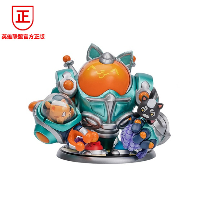 官方正版lol英雄联盟太空律动布里茨机器人手办公仔模型摆件周边