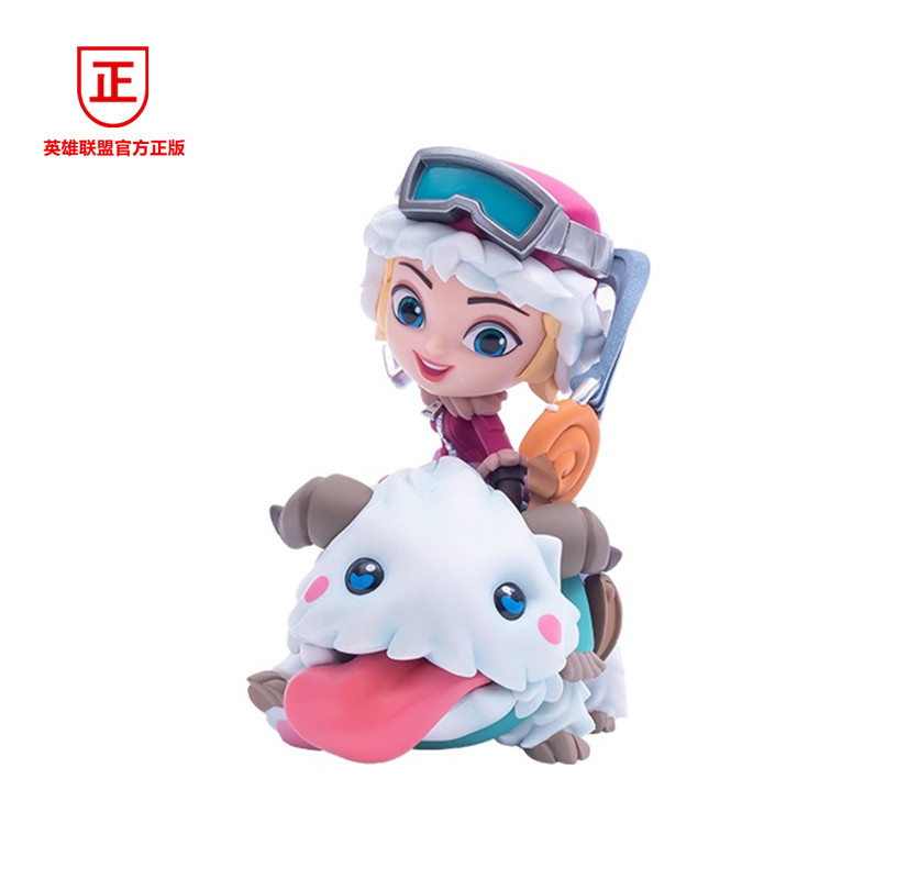 官方正版LOL英雄联盟瑟庄妮猪妹手办冰雪节魄罗模型摆件公仔现货